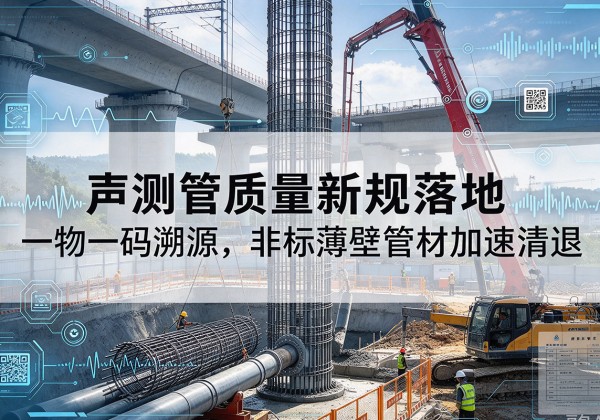 塔城声测管质量新规落地，一物一码溯源，非标薄壁管材加速清退
